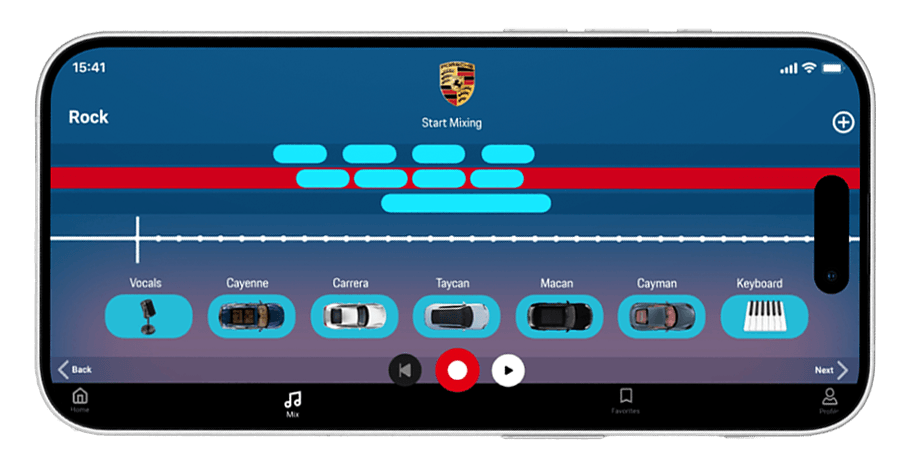 Music Mixing Interface